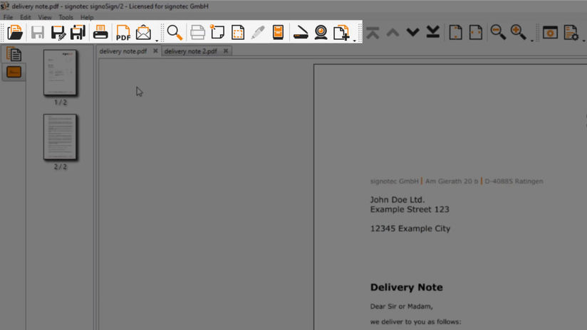 signoSign2 Tutorial #2 - Interface de Utilizador
